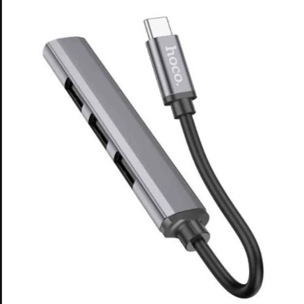 Hoco HB26 4-in-1 Type-C To USB 3.0+USB 2.0*3 Mini Adapter Hub