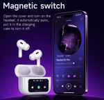 Hoco EW72 ANC True Wireless Earbuds with HD Display - Image 3