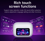 Hoco EW72 ANC True Wireless Earbuds with HD Display - Image 4