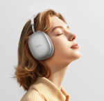 HOCO W55 Plus Extra ANC Wireless Headphones – Bluetooth Over-Ear Headset, 120h/170h Battery, Deep Bass & Mic